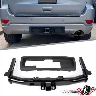 Class 4 For Jeep Grand Cherokee 2011-2022 Rear Trailer Hitch Receiver W/ Bezel - Image 1 of 4