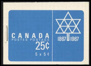 Canada Stamp Booklet - #BK55 (1967) 5 x 5¢ DEX - Imagen 1 de 1