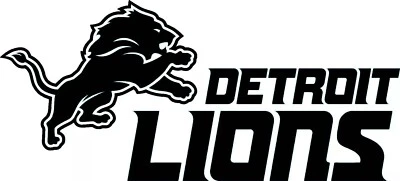 Calcomanía de vinilo auto camión pegatina pared fútbol americano NFL - logotipo de Detroit Lions v2 Foto 1 de 4