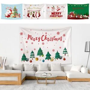 Tapestries Photography Background Christmas Party Backdrops Photo Wall Art