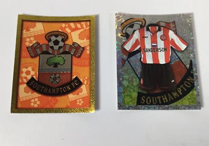 Merlin Premier League 98 Southampton Abzeichen #409 & Set #410 Aufkleber glänzend - Bild 1 von 4