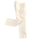 London Jean Sz 6 White Straight Leg 5-Pocket Mid-rise Jeans 131B