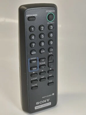 Radio casete mando a distancia original de fábrica Sony RMT-CV25A  Foto 1 de 4