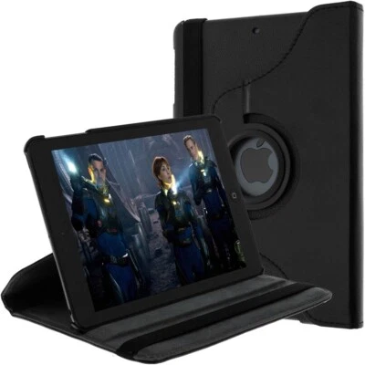 Cover Nero Per Apple IPAD Mini E 2 - Funzione Supporto Video - Immagine 1 di 4