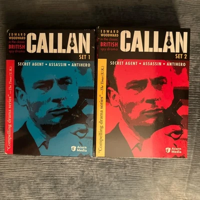 Callan Set 1 And Set 2 7-Disc Set DVDs British Spy Drama Series Brand New Sealed Foto 1 de 3
