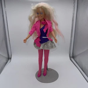 1986 Hasbro Jem and the Holograms Rock N Curl Jerrica Puppe Vintage 1 Besitzer - Bild 1 von 6