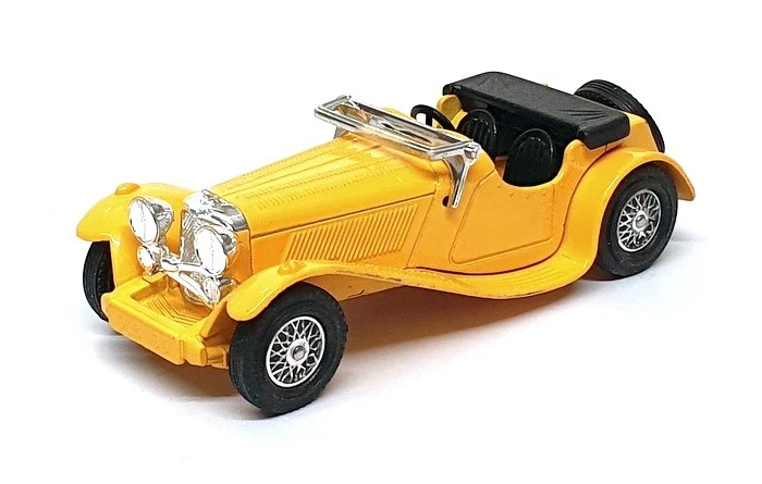 Matchbox Appx 9,5 cm de largo Y-1 - Jaguar SS-100 1936 - amarillo Foto 1 de 4