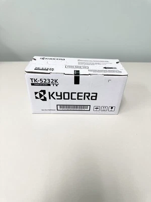 ✅ Genuine Kyocera TK-5232K Black Toner Cartridge - OEM - New & Sealed - Image 1 of 4