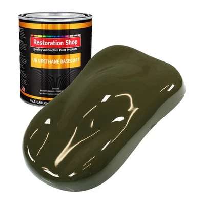 Pintura base de uretano Olive Drab de 1 galón para carrocería de coche Foto 1 de 4