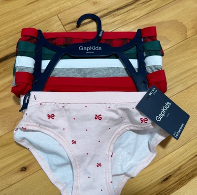 GapKids Original Cotton Bikini Girls Underwear 5-Pack  Multi Color XS (4-5)  NWT - Image 1 of 3