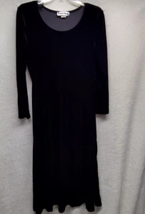 Vintage black dress velvet 10 Ronni Nicole whimsy goth witch Halloween formal - Picture 1 of 17
