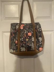 Relic Brown floral Shoulder/Tote Great Condition - Picture 1 of 9