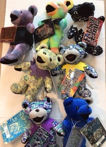 Lotto Beanie Bears Grateful Dead Touch Of Grey, Poppa Bear, Cold Rain LEGGI - Foto 1 di 17