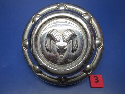 DODGE RAM 2500 3500 3/4 TON CHROME CENTER HUB CAP 94 95 96 97 98 99 00 01 02 #3 - Image 1 of 4