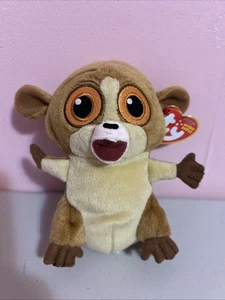 Ty Beanie Baby MORT el Lémur (Película de Madagascar) Nuevo con Etiquetas Raro Difícil de Encontrar Peluche Relleno - Imagen 1 de 5