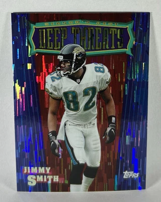 1999 Topps Chrome Season's Best Deep Threats Jimmy Smith #SB15 Jacksonville Jags - Image 1 of 4