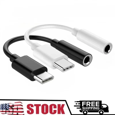 USB-C Type C to 3.5mm AUX Headphone Jack Adapter Lot For iPhone17 16 15/Android