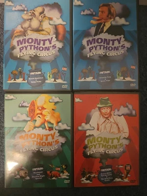 4 Monty Python's Flying Circus DVDs Vintage, Comedy, TV, Series, Funny, British  - Image 1 of 3