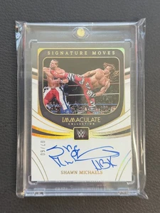 Autógrafo Panini Immaculate Collection Signature Moves 2022 Shawn Michaels 07/60 - Imagen 1 de 2