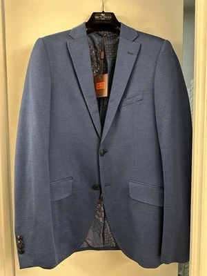 NWT $2270 Etro Mens Cashmere Silk blended Blue Sport Coat Blazer 48 medium 38 - Image 1 of 4