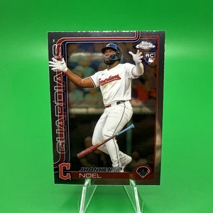 2025 Topps Chrome Baseball Jhonkensy Noel RC #291 Cleveland Guardians. B13 - Picture 1 of 2