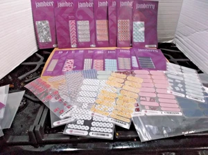 Lote de 17 hojas completas de 11 hojas sueltas Jamberry Nail Wraps NUEVO - Imagen 1 de 16