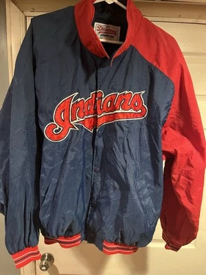 Cleveland Indians Starter Jacket Vintage Diamond Collection XL Guardians MLB - Image 1 of 4