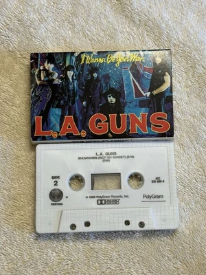 L.A. Guns I Wanna Be Your Man EP Cassette Single Rare Promo - Image 1 of 3