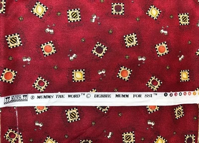 Mumms The Word By Debbie Mumm For SSI Fabrics Honeybees & Tea 1.5 YRDS - Image 1 of 3