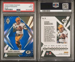 2020 PANINI PHOENIX #19 AARON RODGERS BLUE - Picture 1 of 1