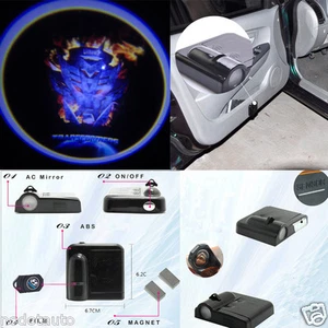 Luz LED para puerta de coche Decepticon Transformers Ghost inalámbrica Welcome Shadow DL250 - Imagen 1 de 12