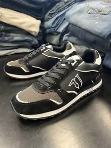 TRUSSARDI UOMO SNEAKERS CASUAL LIFESTYLE SPORT MODA SCARPE EU 40 US 7 - Foto 1 di 6