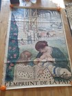 Affiche Emprunt pour la paix 1WW 1ère Guerre Mondiale Henri Lebasque .14 18