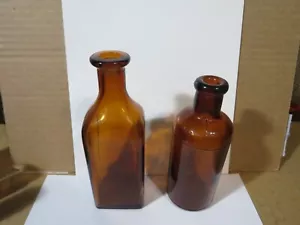 2- brown Bottles EXL Cond - Picture 1 of 5
