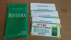 Riviera Zigaretten Werbefeuerzeug Angebotsumschlag - Bild 1 von 3