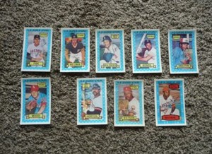 Vintage 1974 Kellogg's 3-D Super Stars Lot of 9 ( one 1975 )