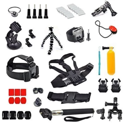 Bundle Kits Head Shoulder Strap Floaty Monopod for GoPro Xiaomi Yi 4K SJCAM Eken - Image 1 of 4