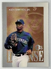 1996 E-Motion XL - D-Fense #4 KEN GRIFFEY JR. Seattle Mariners  NICE CARD !!!