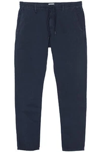 Pantalones chinos Camel Active Toronto Tapered pantalones recreativos lino para hombre azul oscuro - Imagen 1 de 4