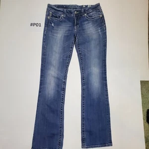 Miss Me Jeans Etikett Größe 29 (31x33) blau Denim Boot Cut, gebraucht, 26,95 $ - Bild 1 von 8