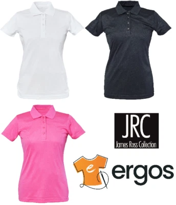 JRC Polo WIMBLEDON LADY Maglia Sportiva 100% Poliestere Donna Tessuto Tecnico - Immagine 1 di 4