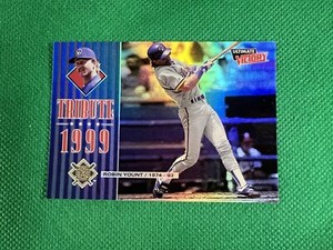 1999 Ultimate Victory Tribute 1999 #T2 Robin Yount Milwaukee Brewers