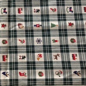 By The Yard CHRISTMAS PRINT Check FABRIC Cotton Gingham HOLIDAY SWEET! BTY - Picture 1 of 2