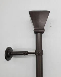 Tribec 3/4" Adjustable Curtain Rod- Two Colors, Two Sizes - Picture 1 of 8