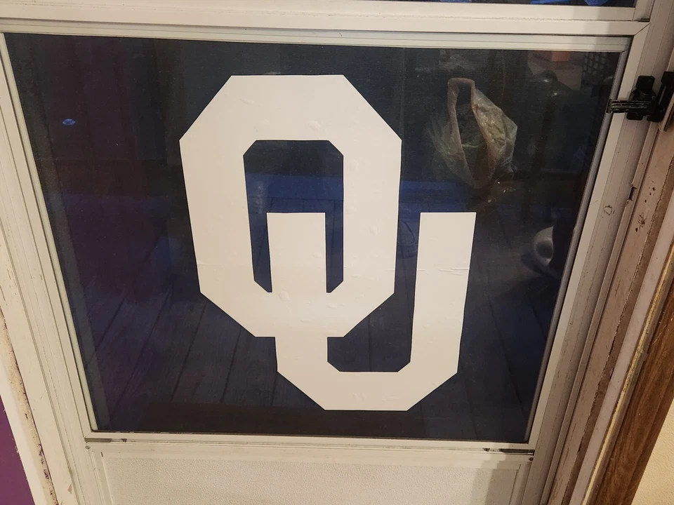 Oklahoma Sooners (OU) Collectible Premium Vinyl Window Decal (16"×23") Tough  - Image 1 of 2