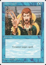 Counterspell 4th Edition PLD Blue Uncommon MAGIC THE GATHERING CARD ABUGames