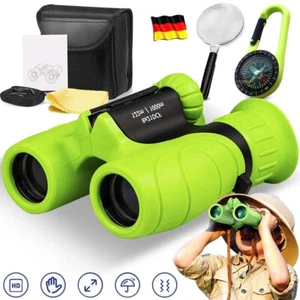 NEU Fernglas für Kinder Kinderfernglas Lupe Kompass und Tasche 8x21 fachem Zoom - Bild 1 von 15