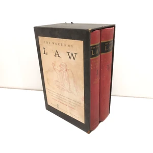 The World of Law 2 Vol. Hardcover Box Set 1960 1st Printing Simon and Schuster - Picture 1 of 6