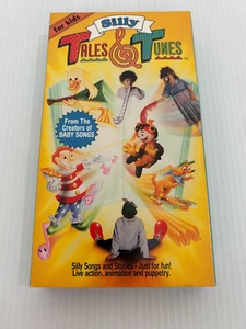 Silly Tales & Tunes Kids Cartoons Puppetry VHS Movie Tape 1993 - Picture 1 of 4