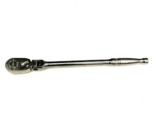 Snap On Tools NEW FLF80A 3/8" Drive Chrome Long Handle Flex Head Ratchet USA - Bild 1 von 9